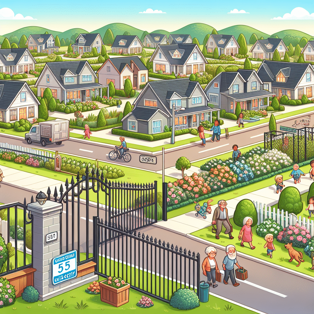 What is 55/45 gated community
