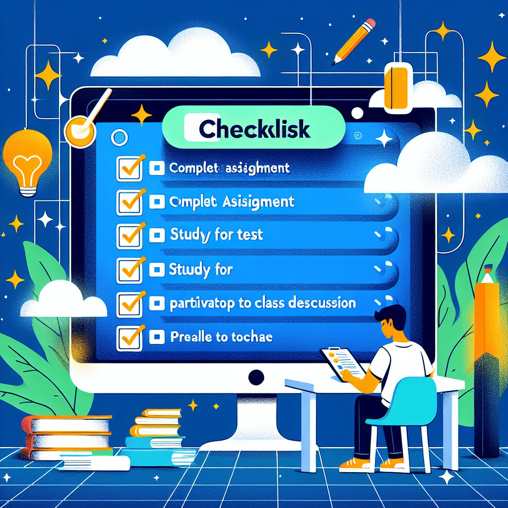Brightspace checklist what is it