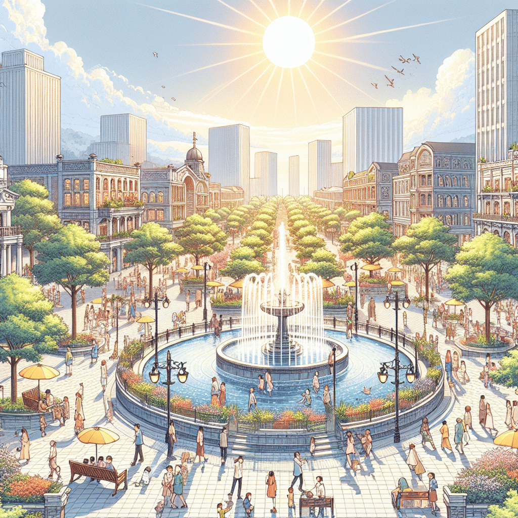 In what city is pool sunsky square