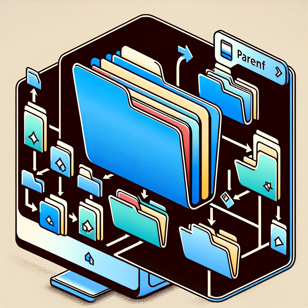On a computer what is a parent folder