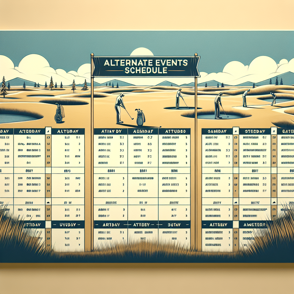 Pga 2k21 what is alternate events schedule