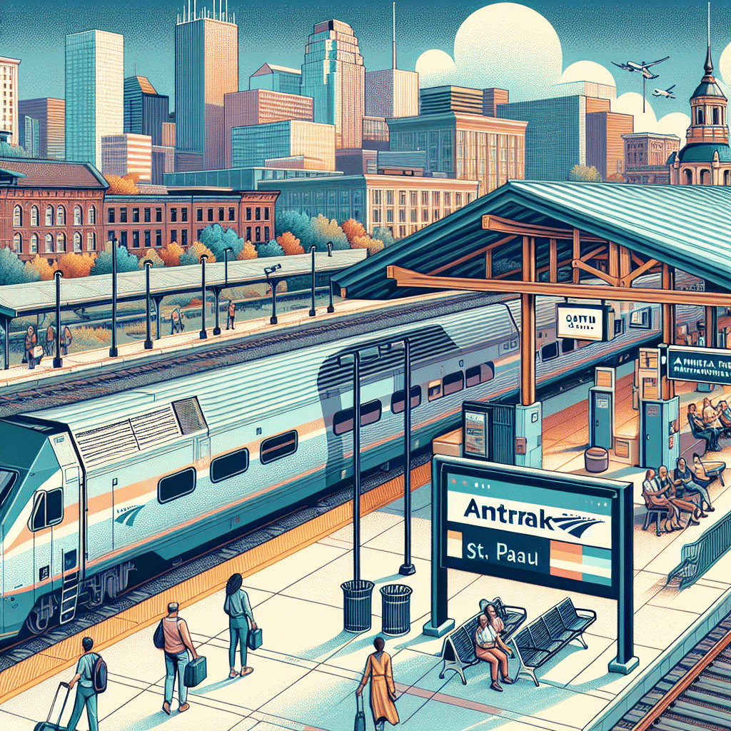 What amtrak station is closest to st paul mn