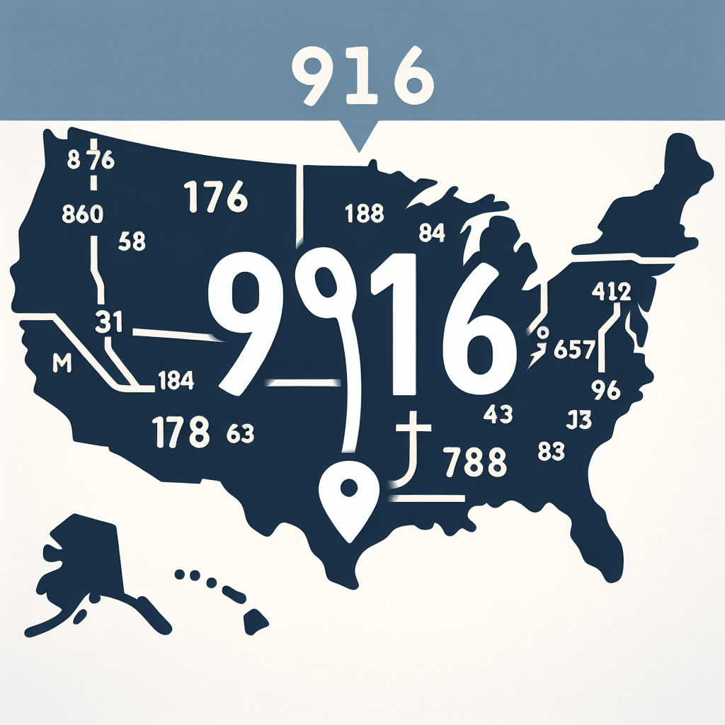 What area code is 916