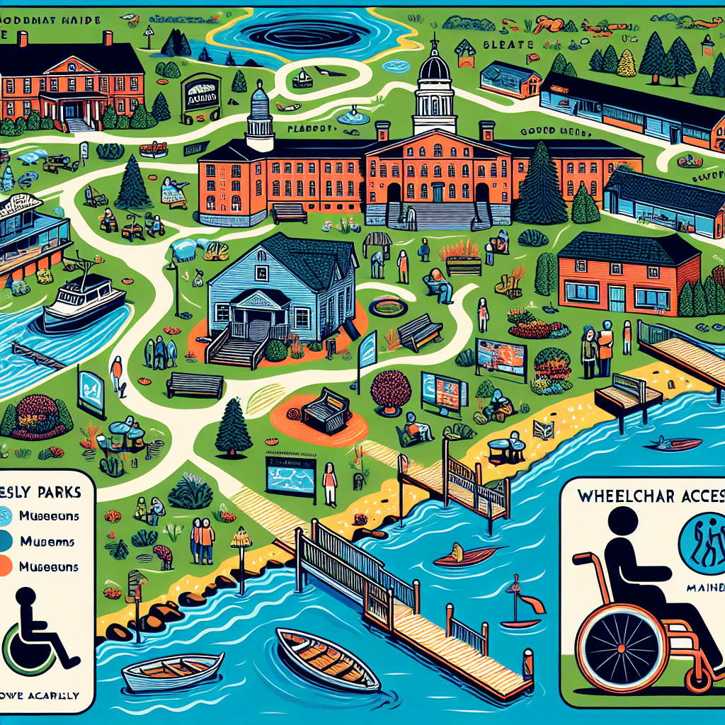 What area in maine is best to visit for wheelchairs