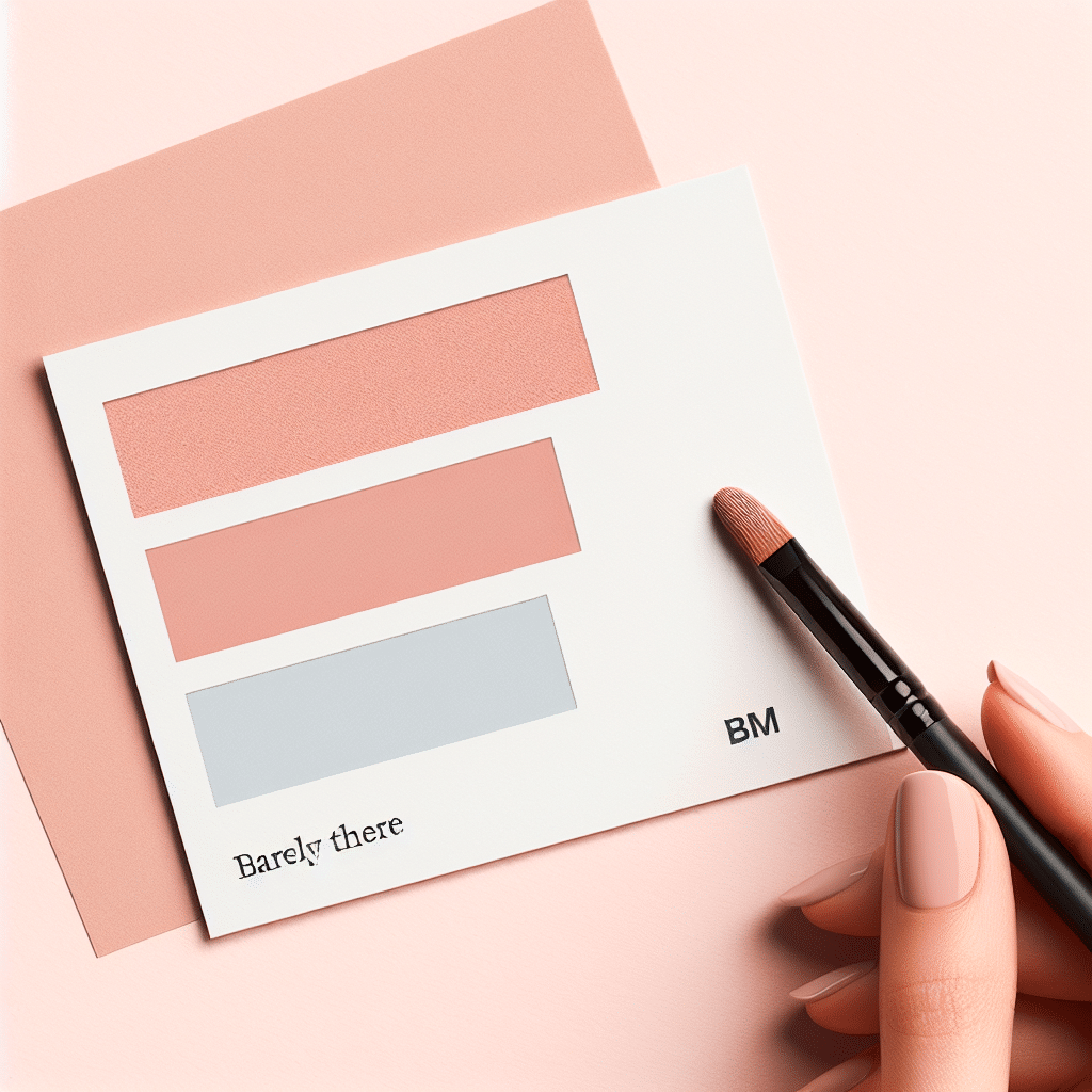 What color is barely there bm