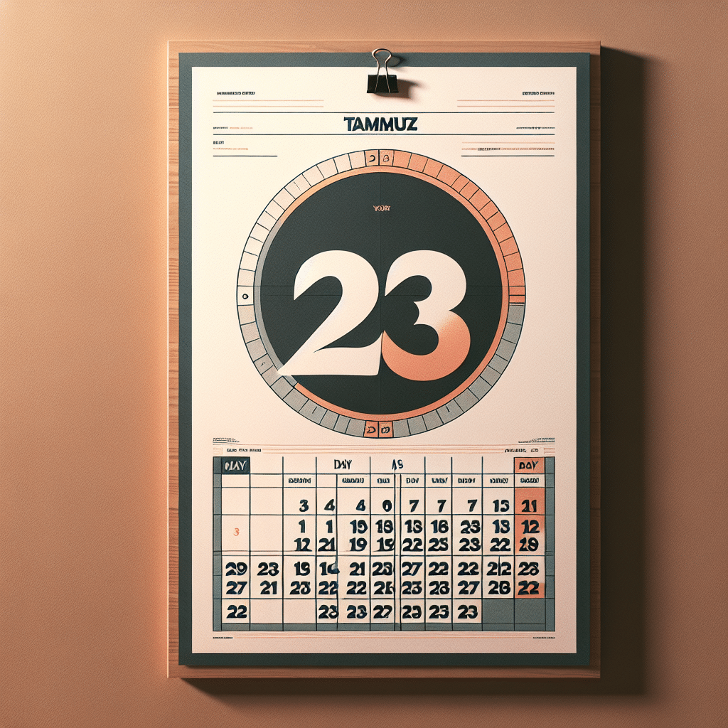 What date is 23 tammuz