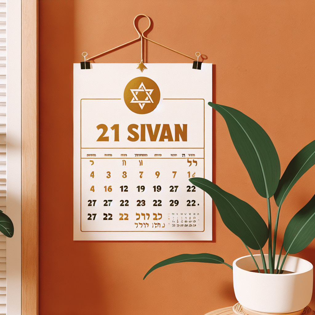 What day is 21 sivan
