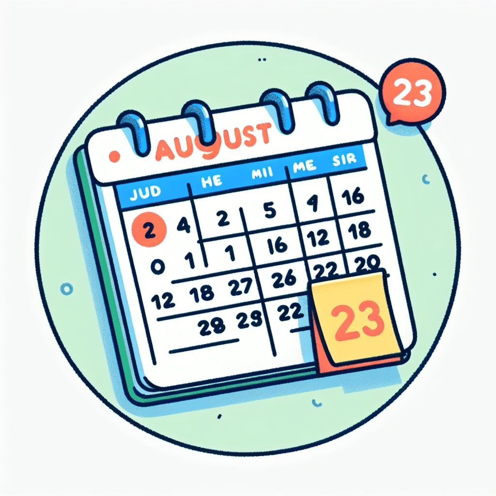 What day is august 23th