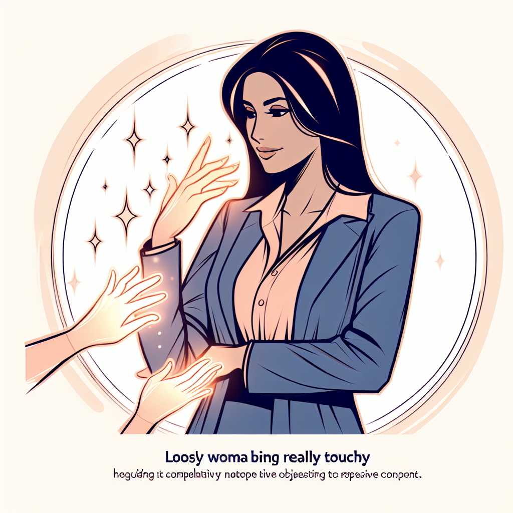 What does it mean when a women is realy touchy