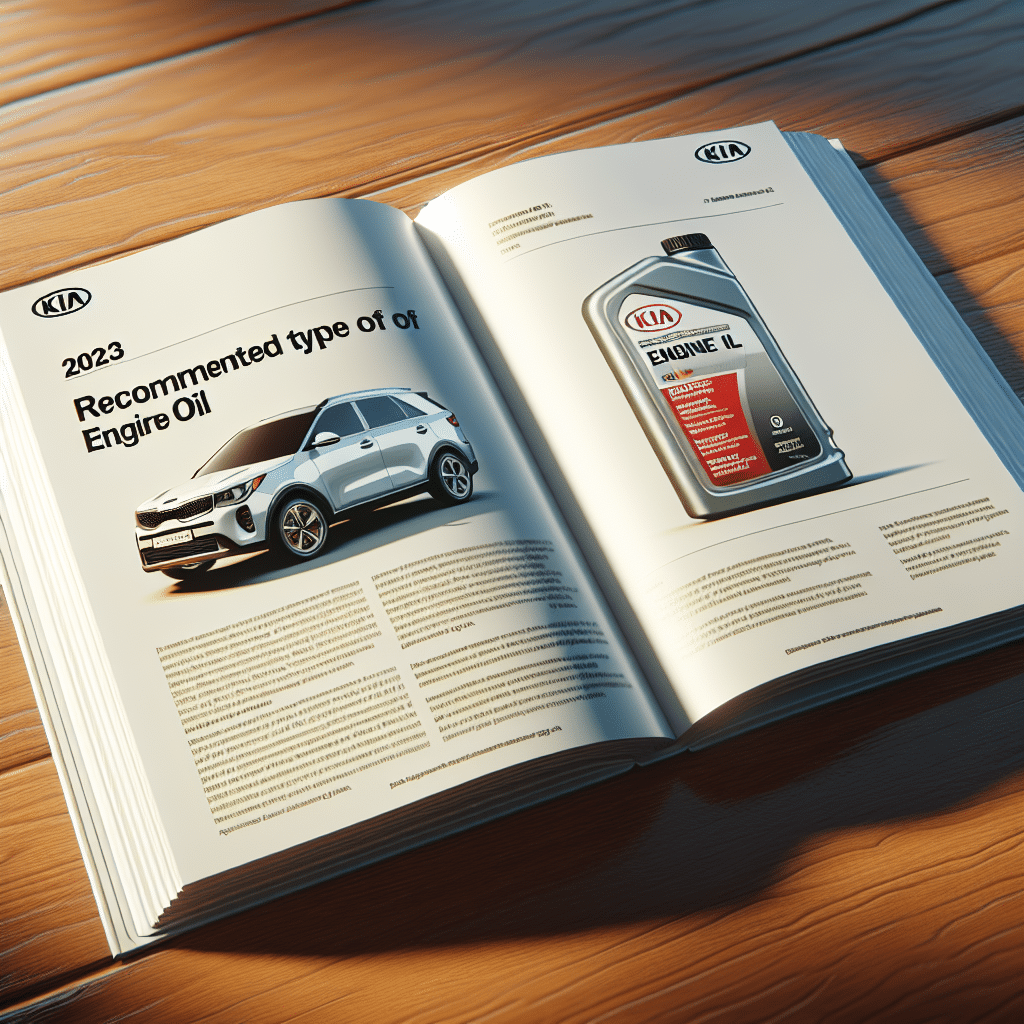 What engine oil is recomended for 2023 kia