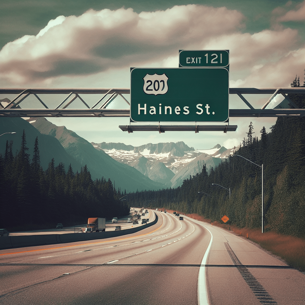 What exit is haines st