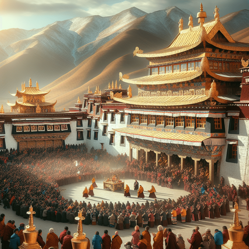 What festival is held in ganden_monastery
