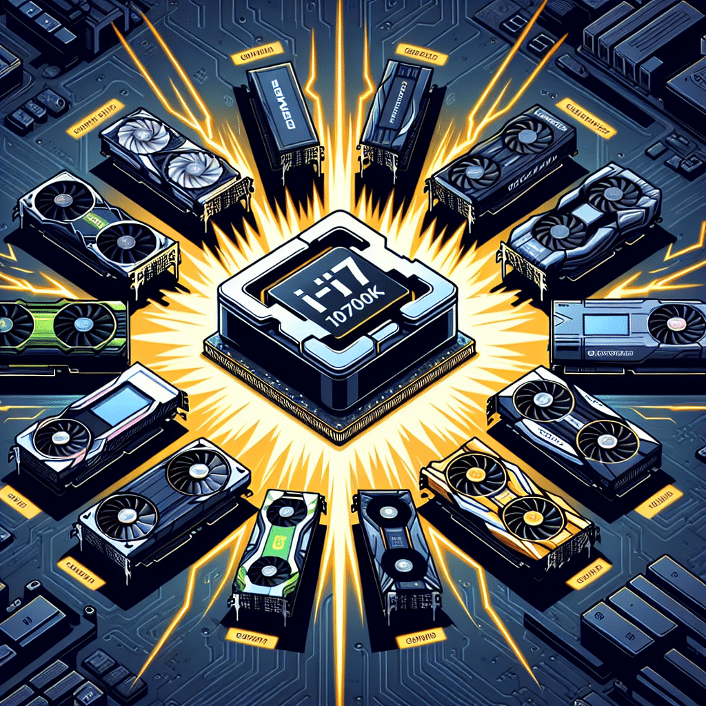 What gpus is i7 10700k compatible with