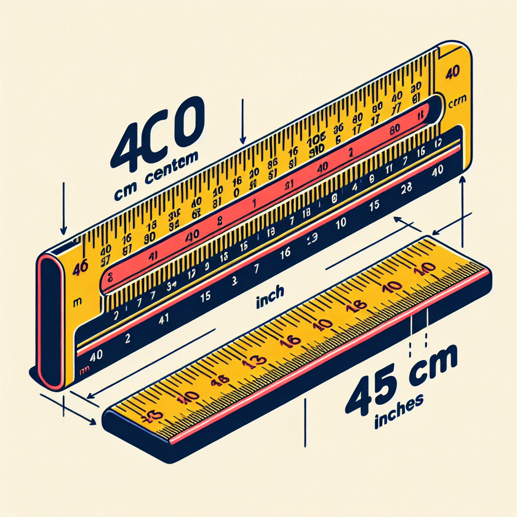 What is 40 cm in inches