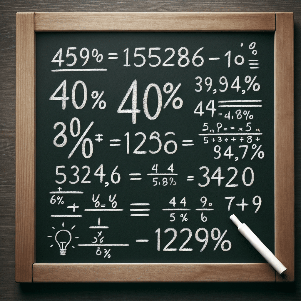 What is 40 percent of 15296
