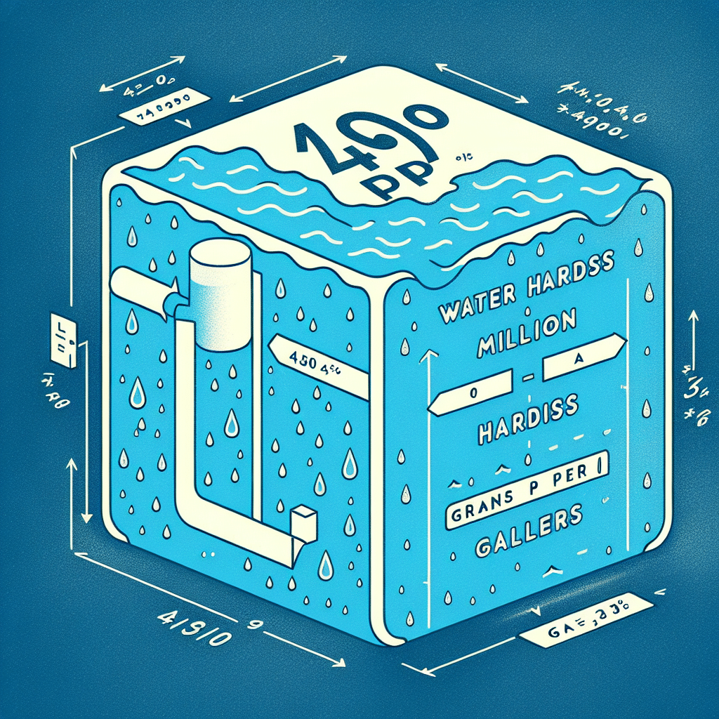 What is 450 ppm hardness in grains per gallon