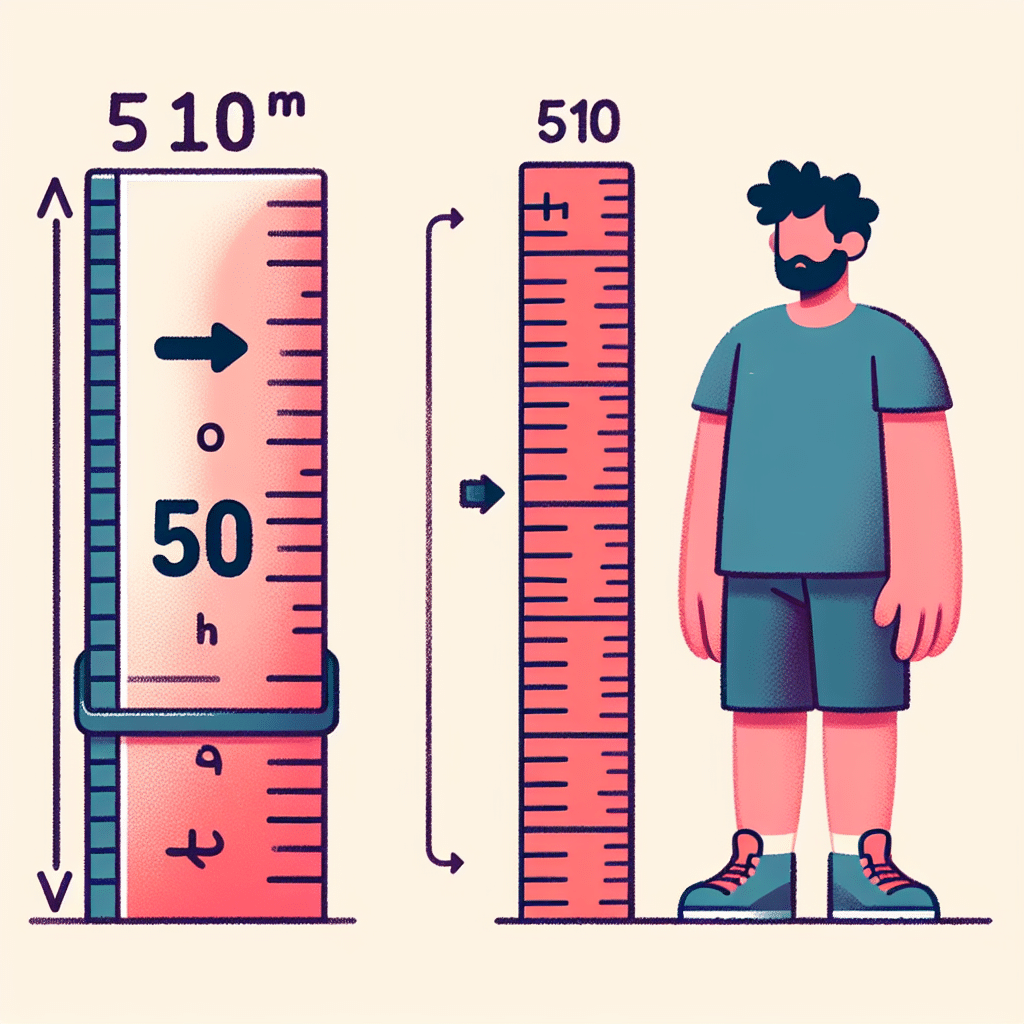 What is 510 in centimeters