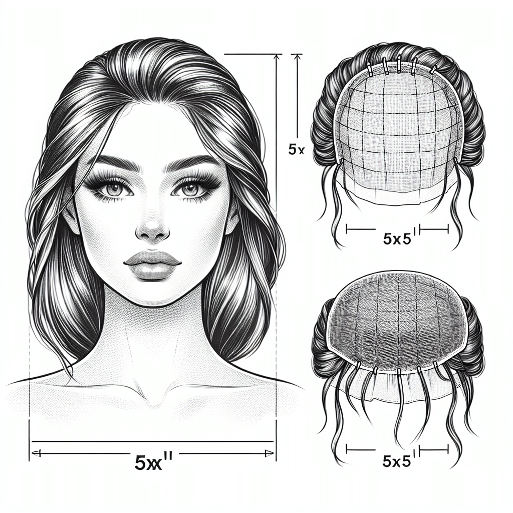 What is 5×5 lace front wig meaning