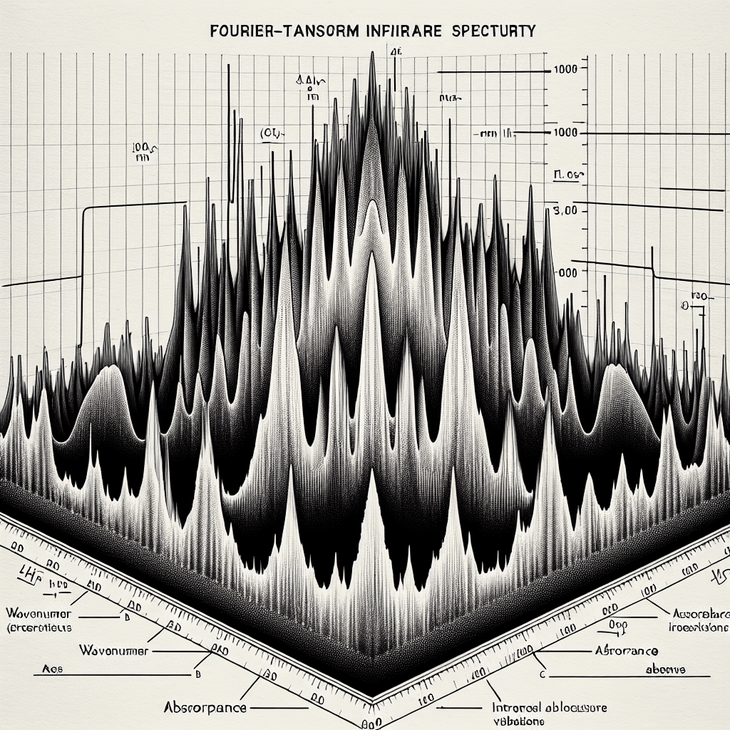 What is a bunch of peaks on an ftir spectrum