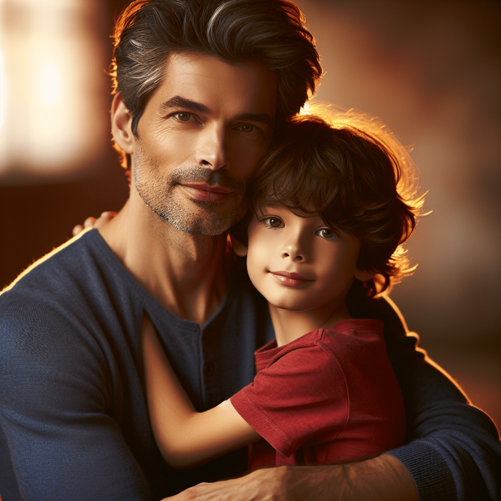 What is a dad called who adopted a kid meaning