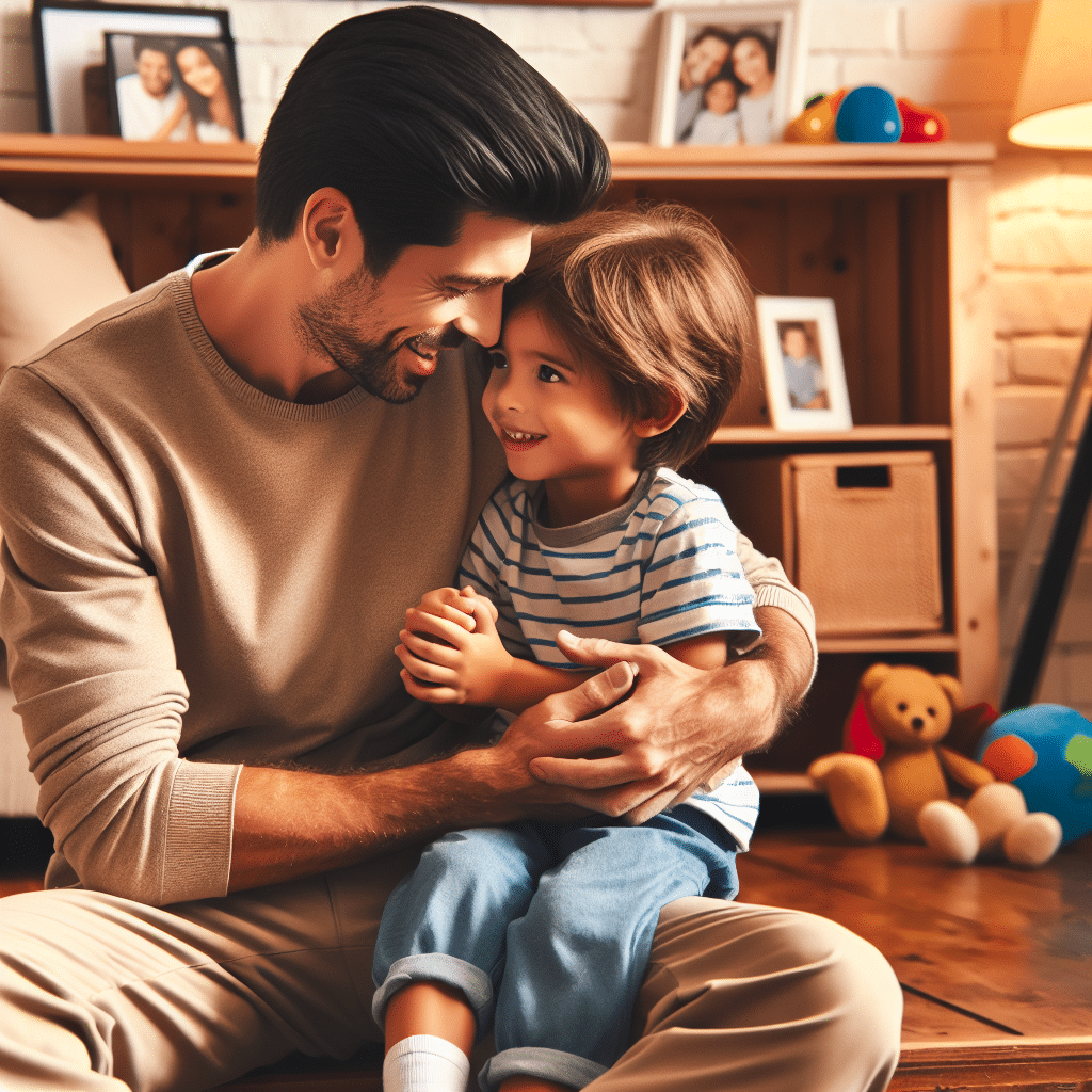 What is a dad called who adpoted a kid meaning