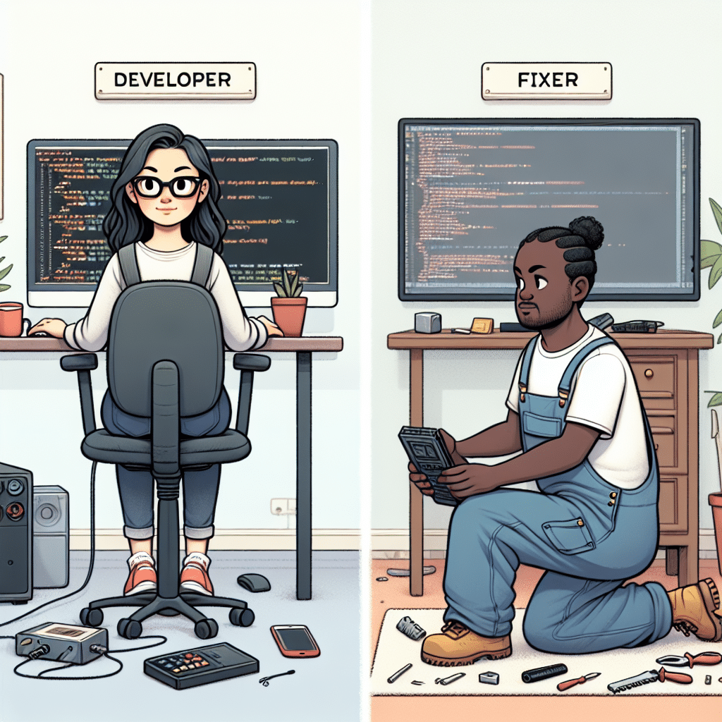 What is a developer and a fixer