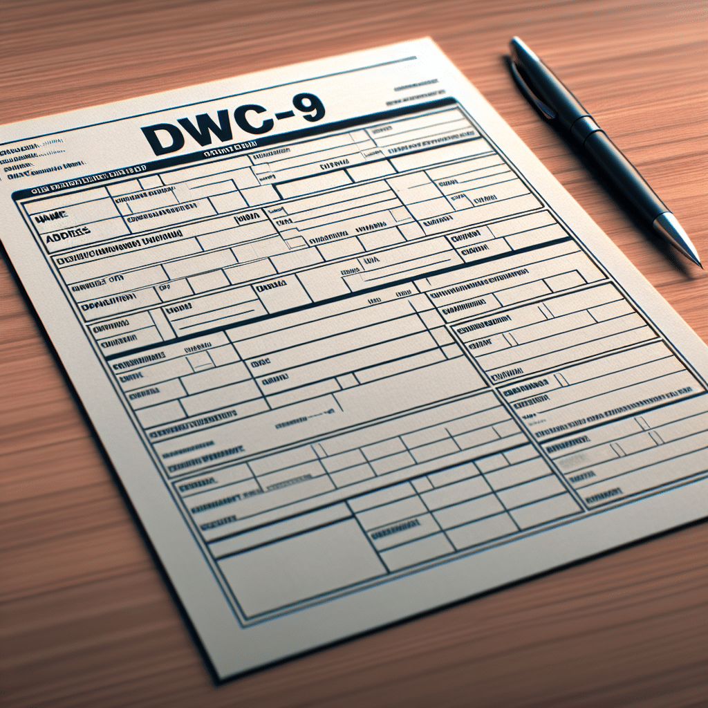 What is a dwc9 form