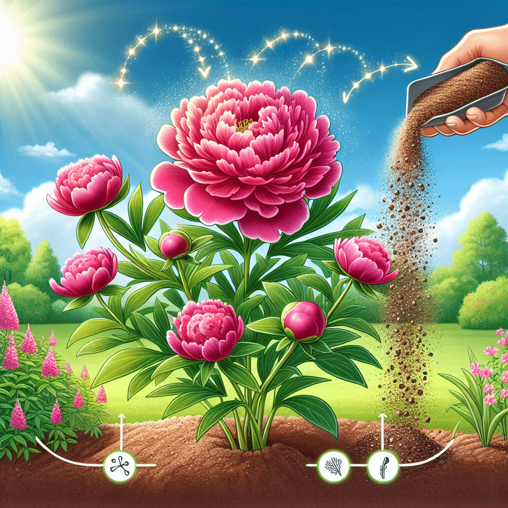 What is a good nutrient for peonies