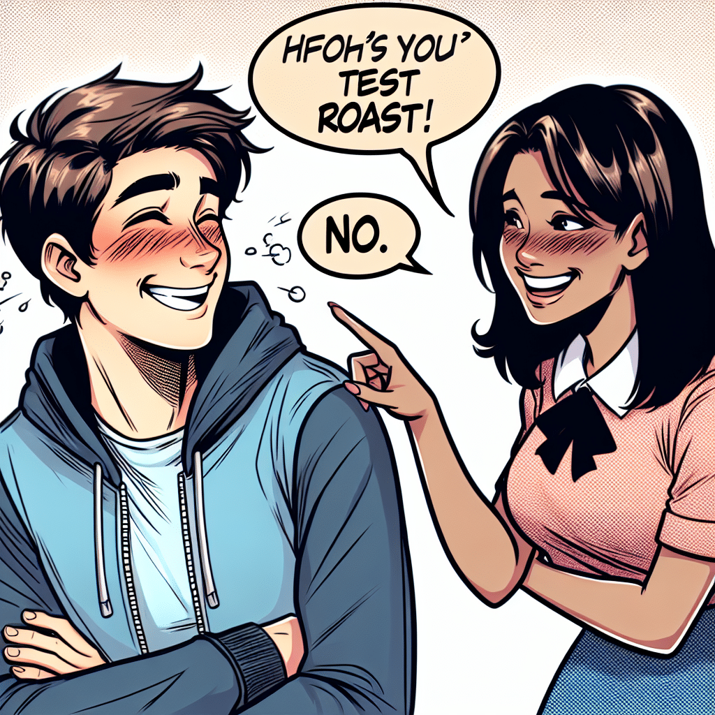 What is a good roast to say to a boy