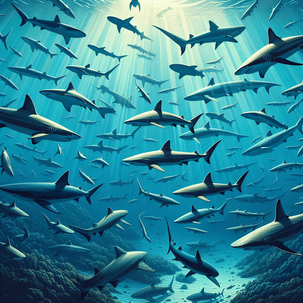 What is a group of sharks called