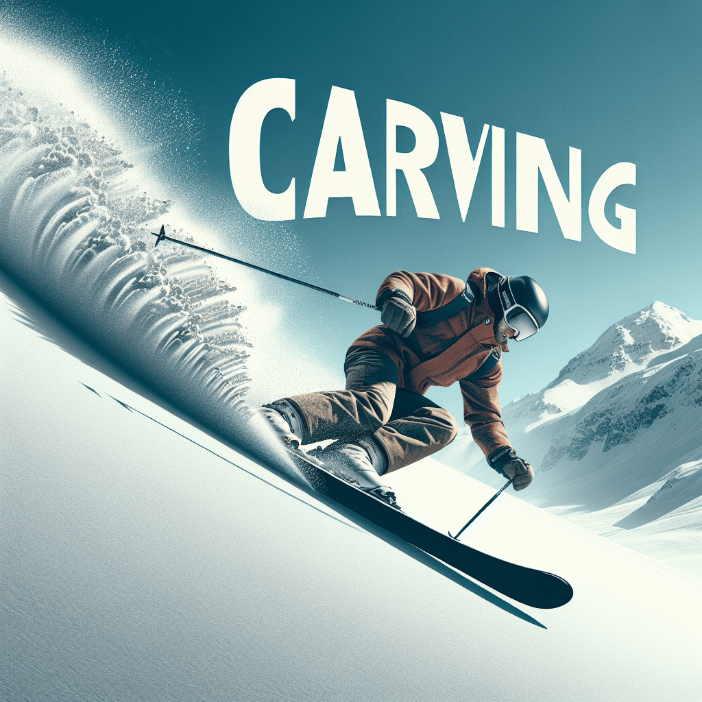 What is a high-speed turn in skiing called