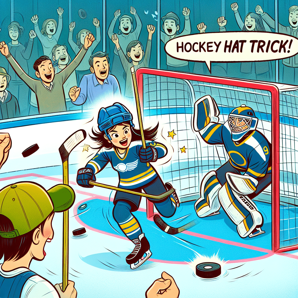 What is a hockey hat trick