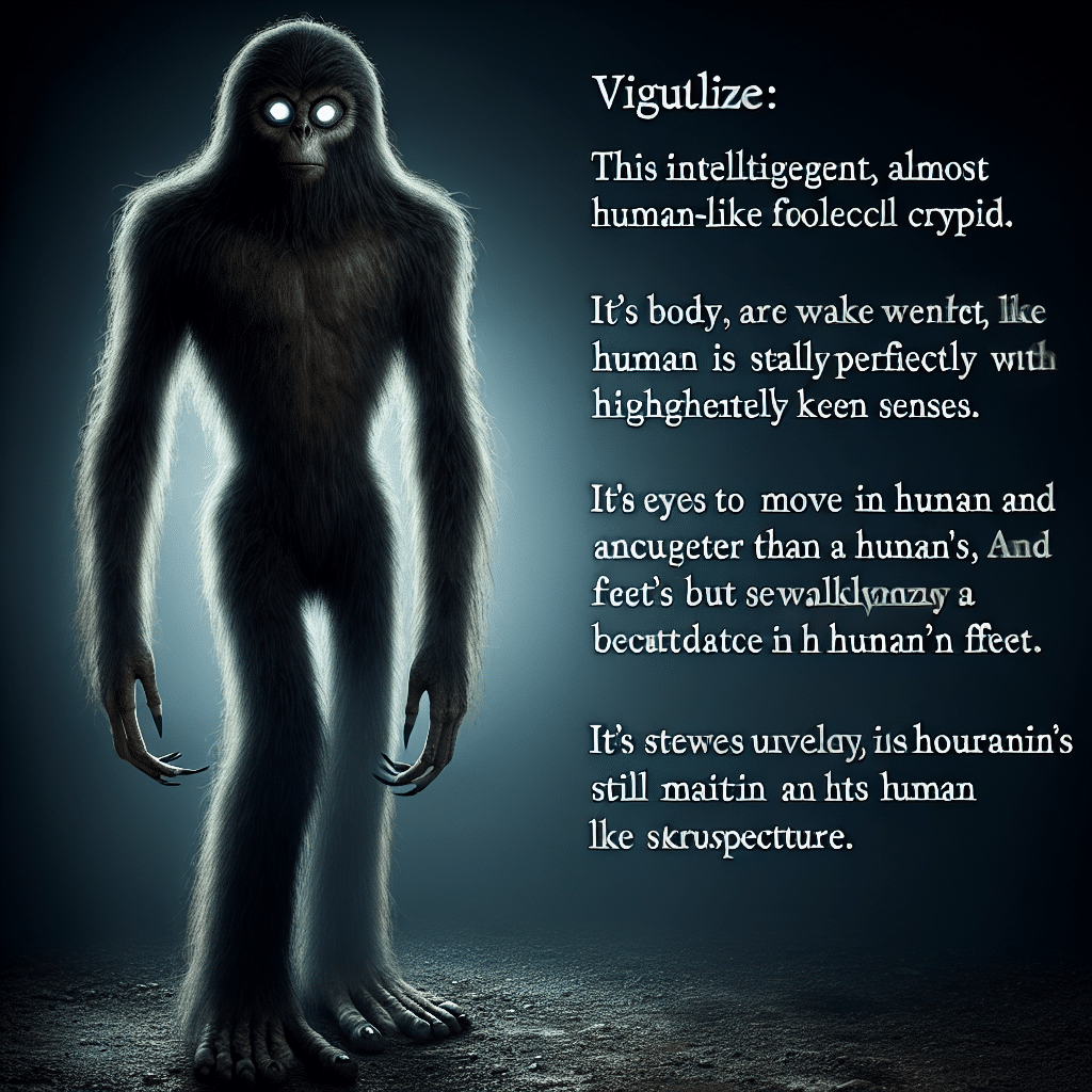 What is a intelligent almost human cryptid