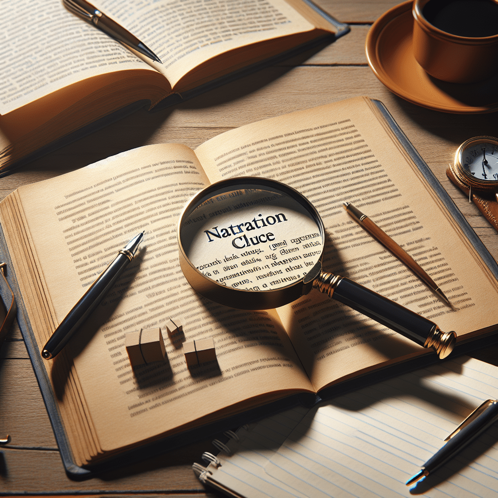 What is a narration clue