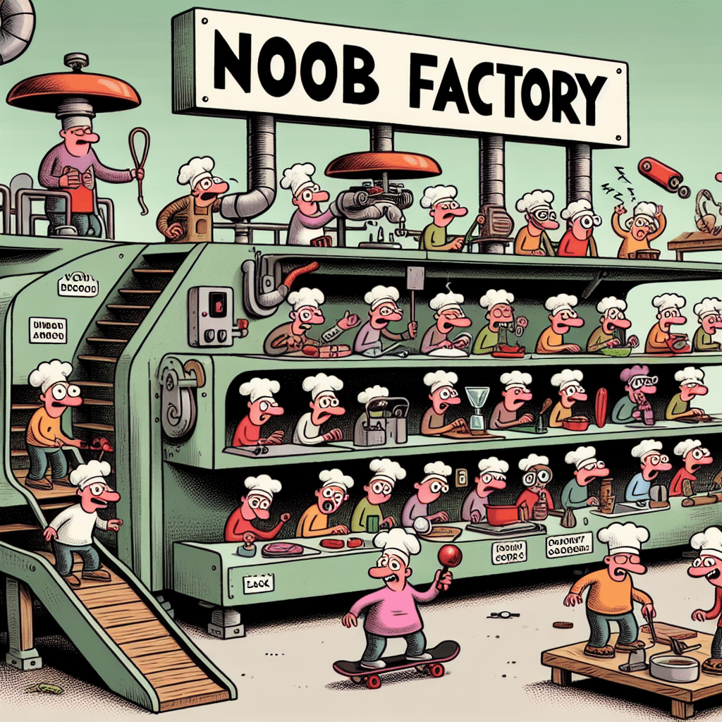 What is a noob factory mean