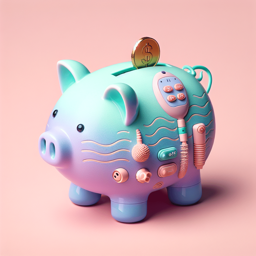 What is a piggy bank vibro massage toy