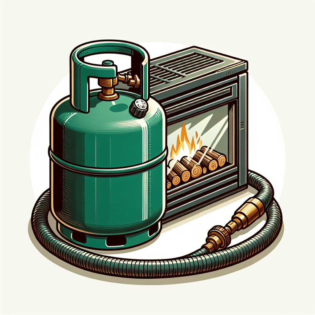 What is a propane gas pack for a gas fireplace