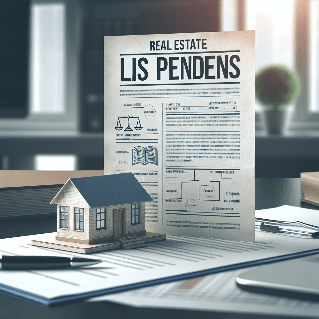 What is a real estate lis pendens
