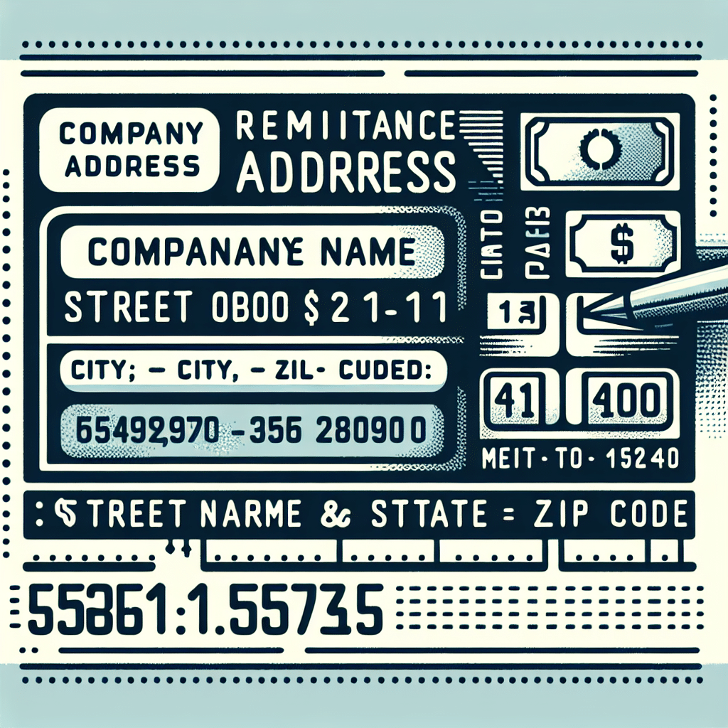What is a remittance address