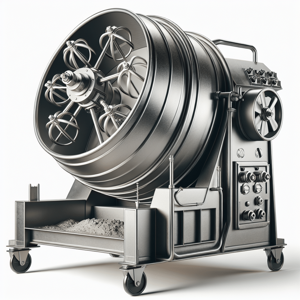 What is a rotating pan mixer