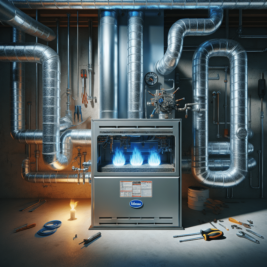 What is a standard efficiency gas forced air