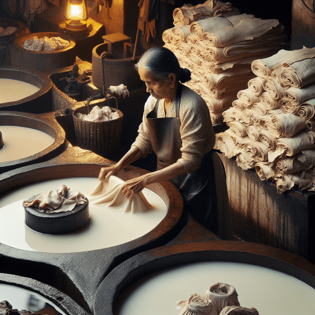 What is a tanner who produces white leather