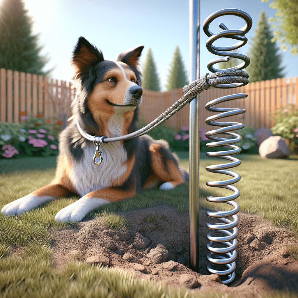 What is a tie out for dogs
