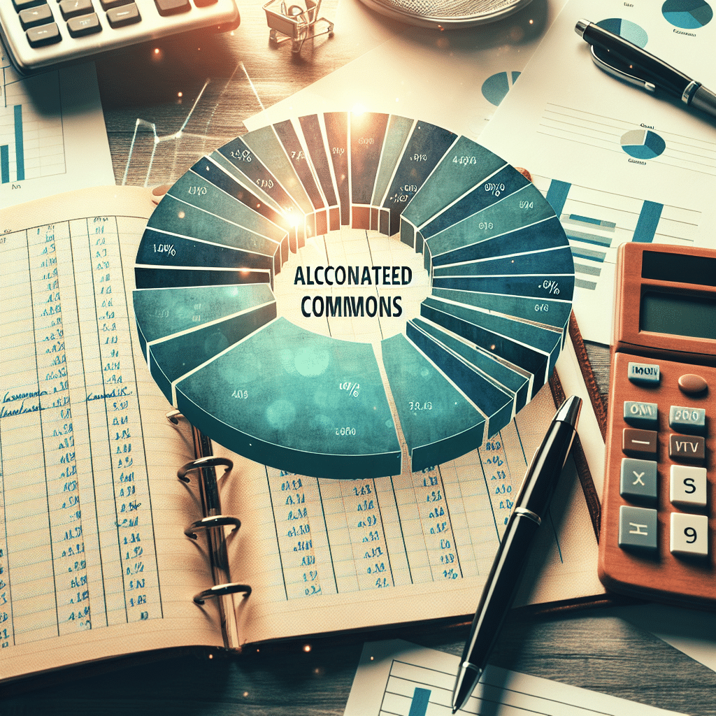 What is allocated commons in accounting