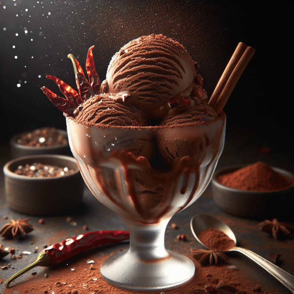 What is aztec chocolate ice cream taste like
