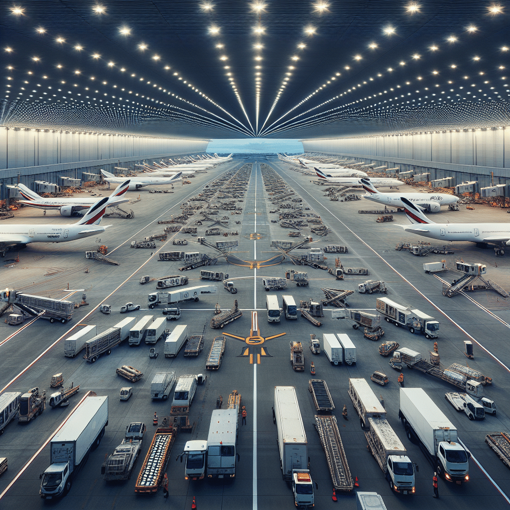 What is called the place where airplanes are parked
