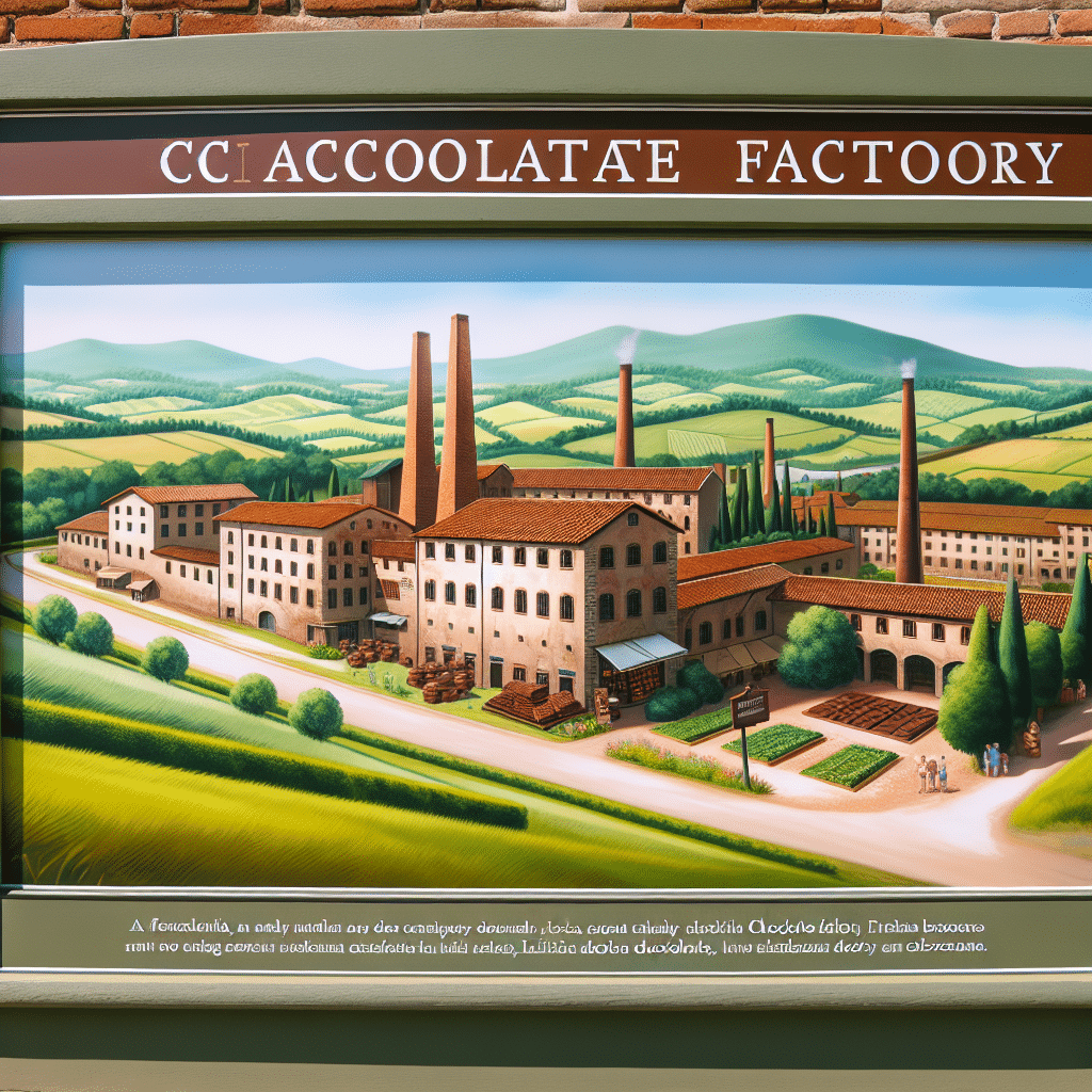 What is chocolate factory called near lucca