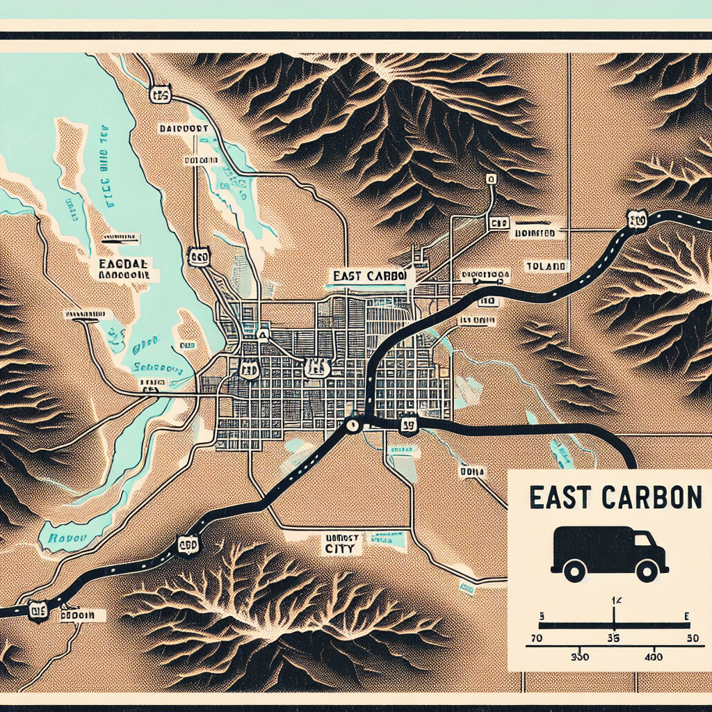 What is closest city to east carbon utah