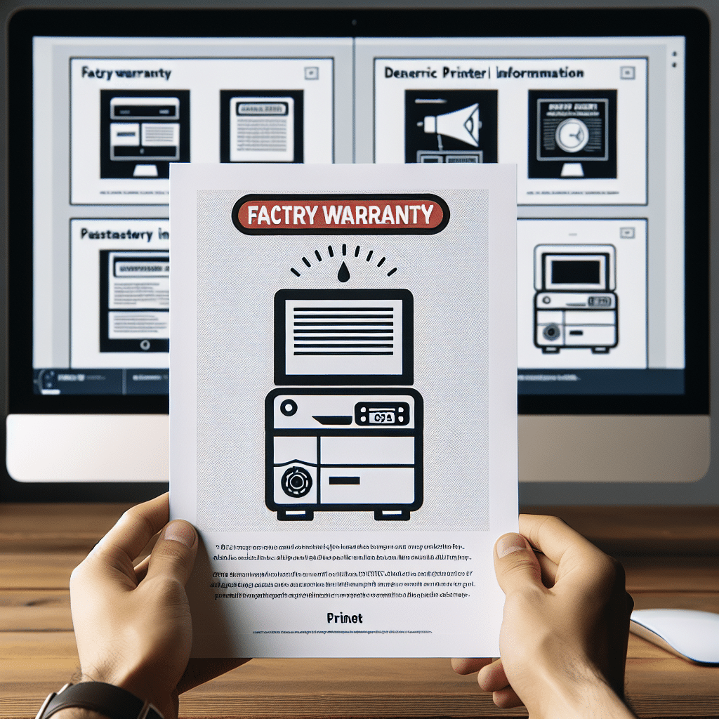 What is factory warranty on canon printers