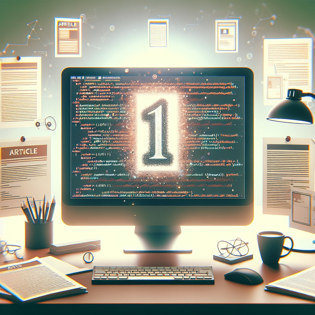 What is first article software